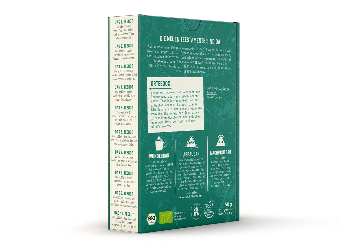 ORTEEDOX – Bio-Grüntee China Sencha – TEESUS